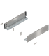 Bok szuflady LEGRABOX  wysokość M  90.5 mm   dł. 400 mm  lewy/prawy  do LEGRABOX pure  inox-szczotk.-lakier.