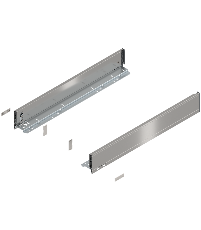 Bok szuflady LEGRABOX  wysokość M  90.5 mm   dł. 600 mm  lewy/prawy  do LEGRABOX pure  inox-szczotk.-lakier.