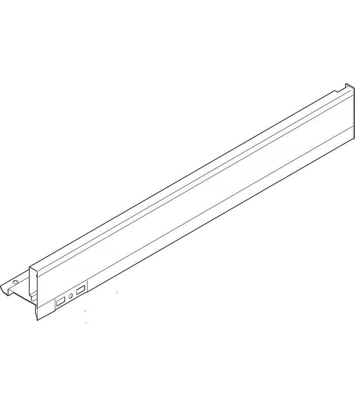 Bok szuflady LEGRABOX  wysokość N  66.5 mm   dł. 450 mm  lewy/prawy  do LEGRABOX pure  inox-szczotk.-lakier.