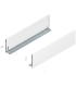 Bok szuflady LEGRABOX  wysokość C  177 mm   dł. 650 mm  lewy/prawy  do LEGRABOX pure  jedwabiście biały mat