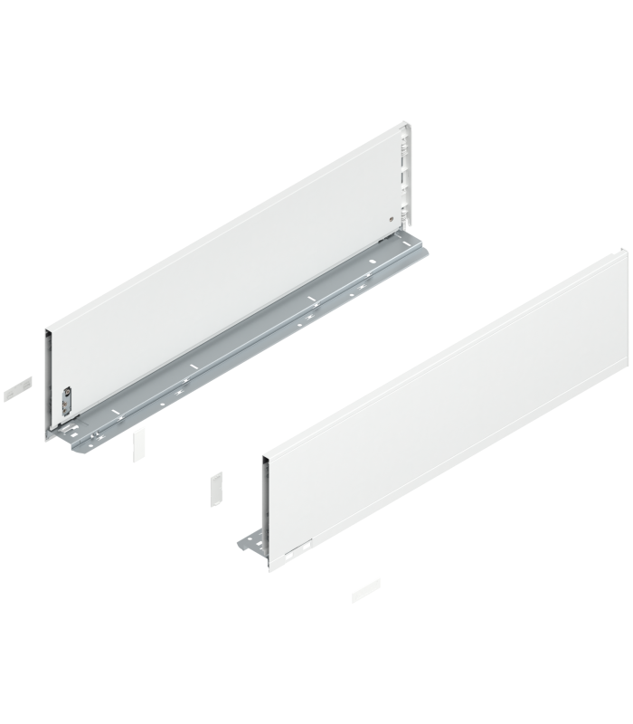 Bok szuflady LEGRABOX  wysokość C  177 mm   dł. 650 mm  lewy/prawy  do LEGRABOX pure  jedwabiście biały mat