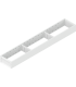 AMBIA-LINE  ramki do szuflady standardowej LEGRABOX  stal  dł. 600 mm  szerokość 100 mm  jedwabiście biały mat