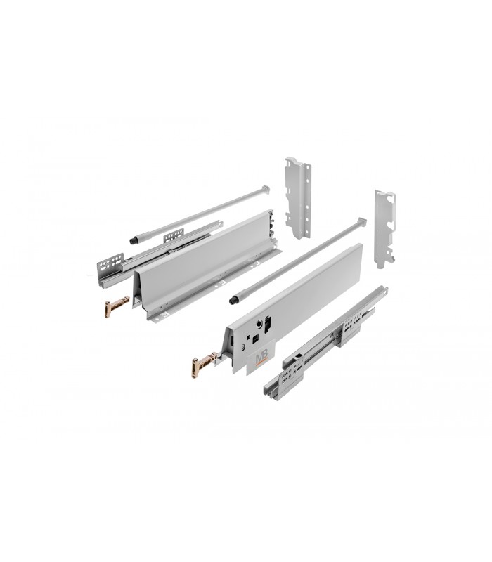 Modern Box L-250 szara WYSOKA (w zestawie 1 kpl relingów)