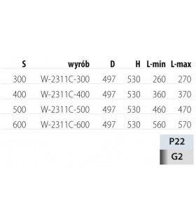 cargo-pelne-dno-2-polkowe-do-szafki-600-chrom