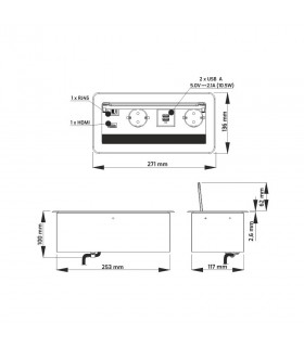 inbox-czarny-2x-gniazdo-fr-2xusb-1xrj45-1xhdmi-przewod-zasilajacy-1-5m