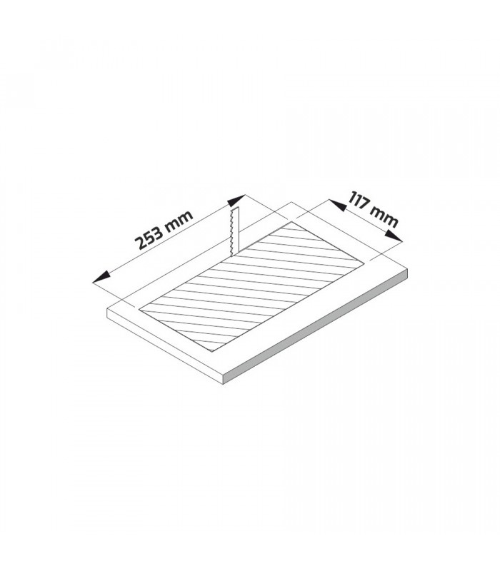 INBOX czarny 2x gniazdo FR, 2xUSB, 1xRJ45, 1xHDMI, przewód zasilający 1,5m