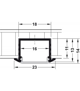 profil-wpuszczany-hafele-loox-glebokosc-11-mm-aluminium-2-5m