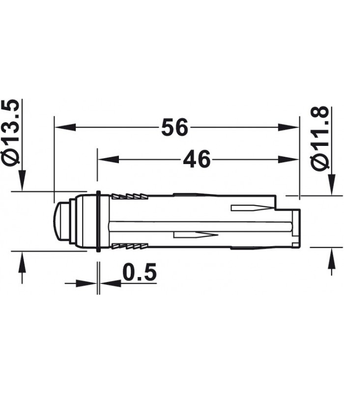 Czujnik ruchu Häfele Loox podczerwień, modułowy, na łączniki zatrzaskowe, automatyczne włączanie i wyłączanie