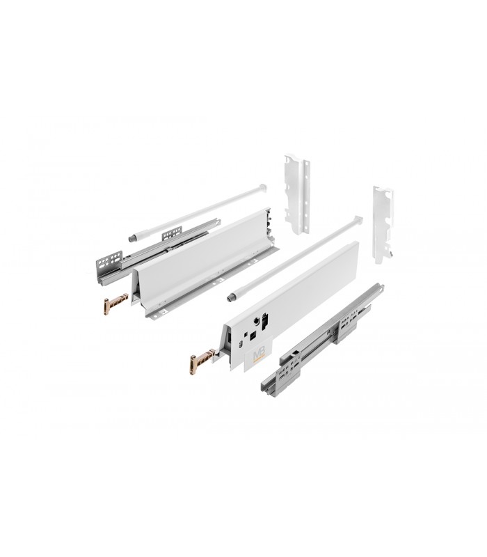 Modern Box L-400 biała WYSOKA (w zestawie 1 kpl relingów)