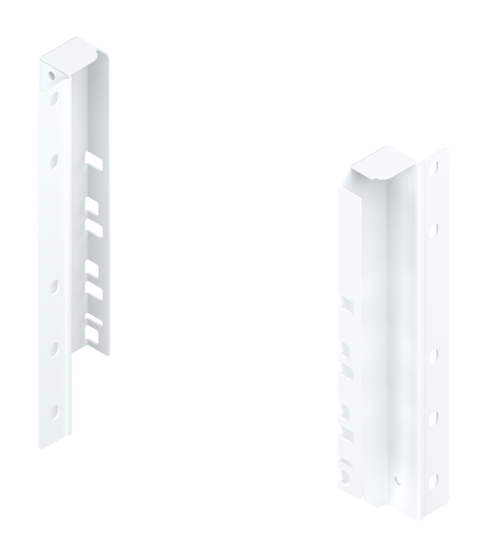 Uchwyt drewnianej ścianki tylnej TANDEMBOX  wys. D  224 mm   prawy lewy  biała Z30D000SL