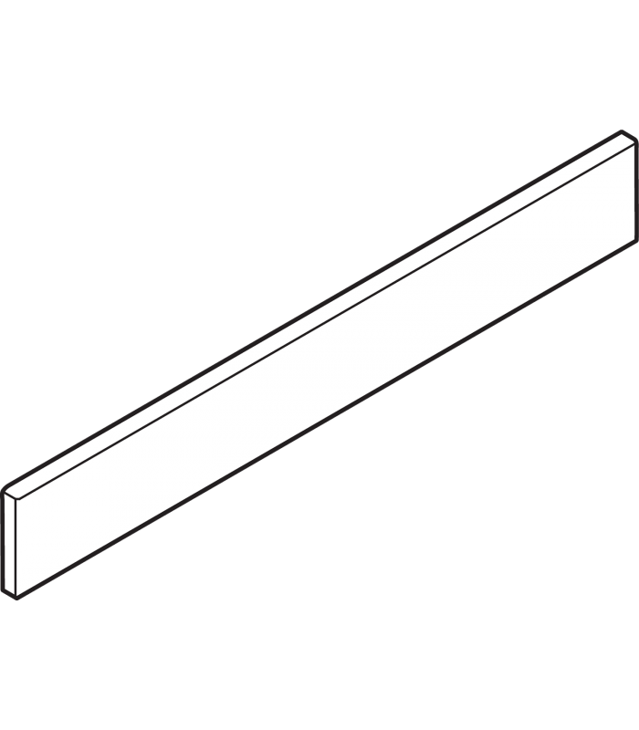 TANDEMBOX element dekoracyjny - bok  wysokość C  dł. 500 mm  aluminium  do TANDEMBOX antaro  biała Z37A467C