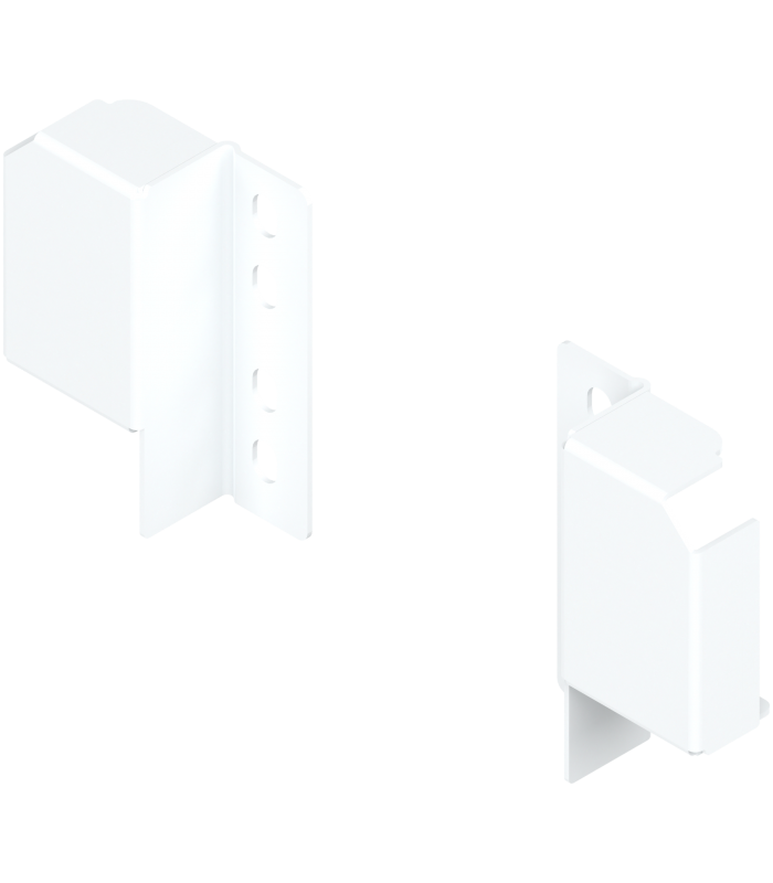 TANDEMBOX plus/antaro uchwyt relingu  tylny  do regulowanego relingu  na wkręty  prawy lewy  biała ZRR.5200