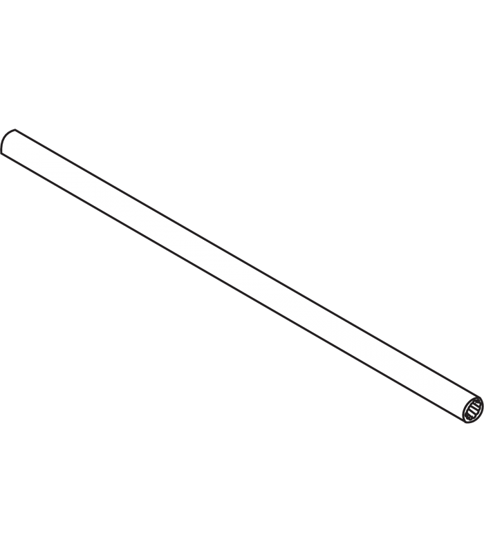 Reling stabilizacji bocznej  długość 2000 mm  surowa ZST.2000W