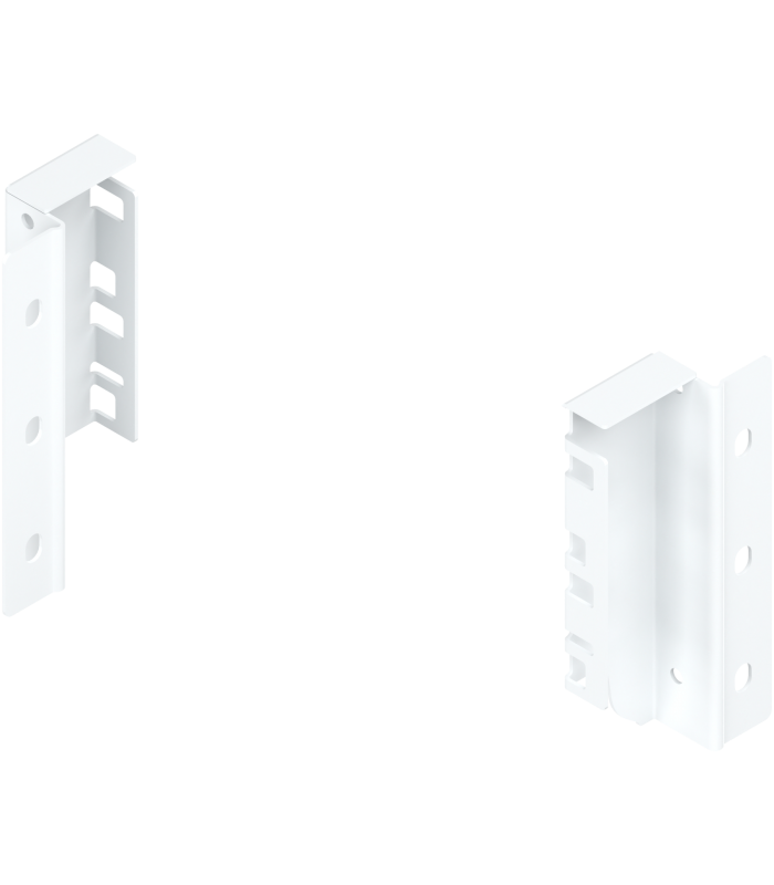 Uchwyt drewnianej ścianki tylnej TANDEMBOX  wys. K  128 5 mm   prawy lewy  biała Z30K000S