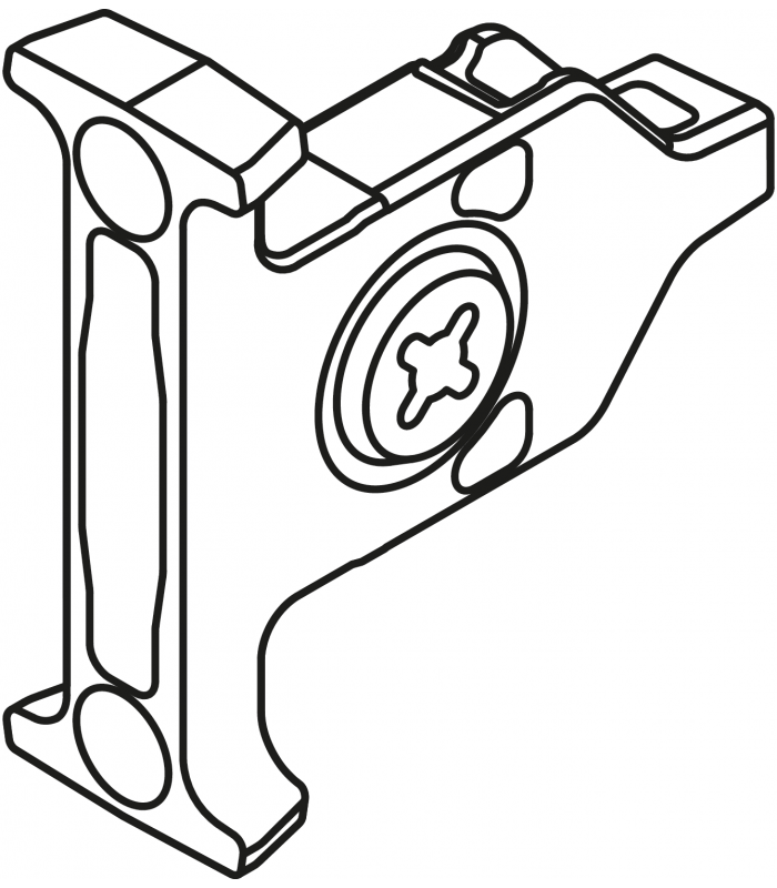 Mocowanie frontu TANDEMBOX  wkręty  symetryczne  do TANDEMBOX antaro  błyszcząca ZSF.35A2