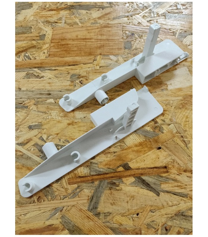 Złączka wysoka biała frontu wewnętrznego MODERN BOX pod 2 kpl relingów