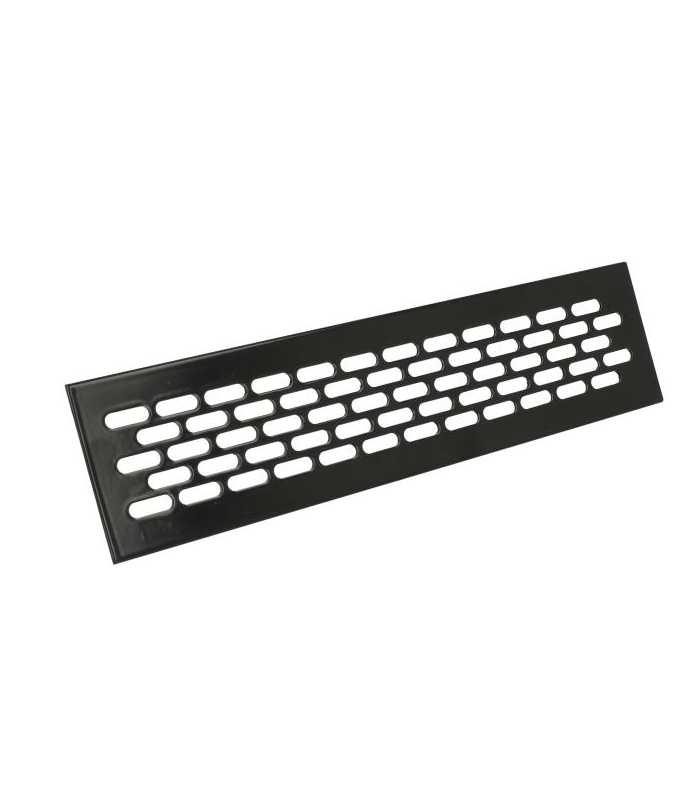 Kratka wentylacyjna 60 aluminium lakier czarny mat, wys. 60mm. szer. 245mm