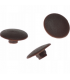 Zaślepka na wkręt typu KONFIRMAT fi12, kolor nr 13 orzech/brąz ciemny