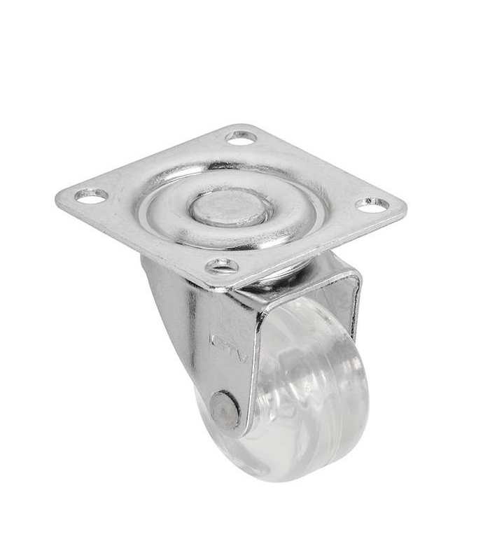 STRONG Kółko TOP-E, średnica 35mm, przezroczyste, bez hamulca