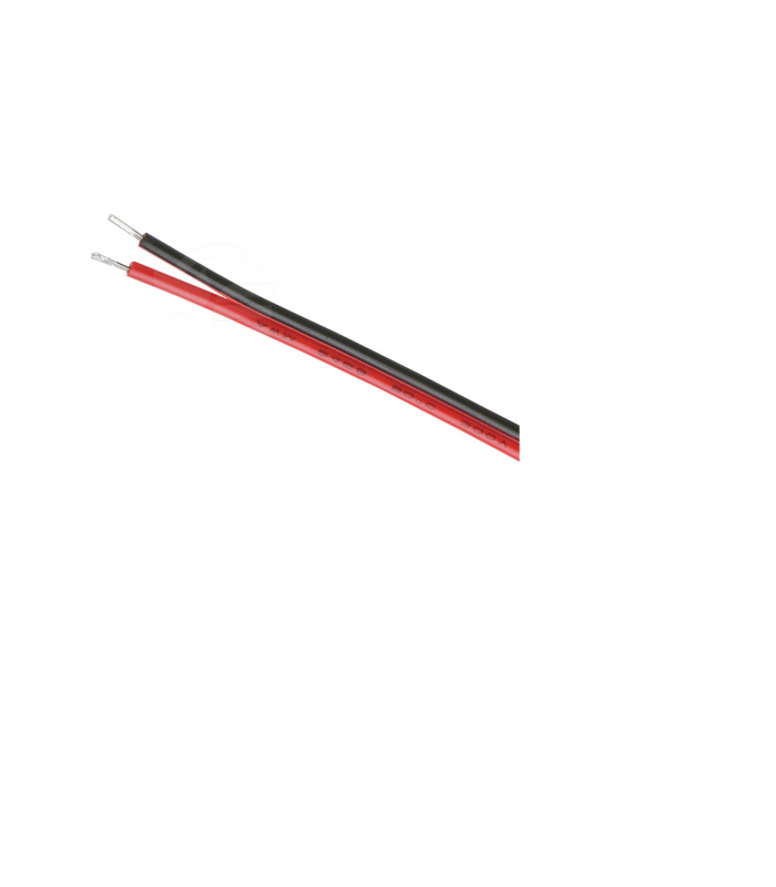 Przewód do taśm LED 2x035mm2 czarno-czerwony METR