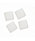 Podkładka filcowa biała kwadrat  50x50mm