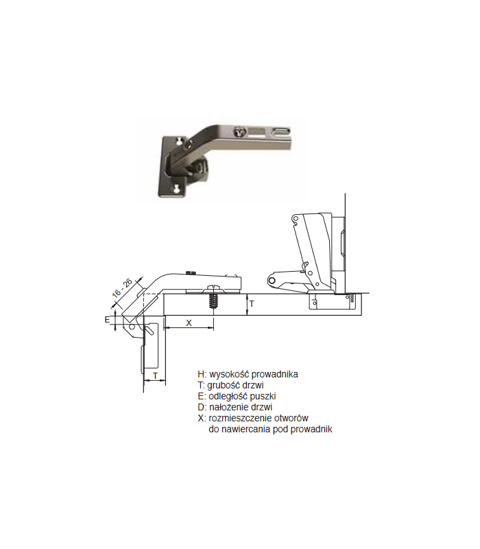 Zawias Metalla+SO_sam.uzupełniający 135 stopni 45/9,5