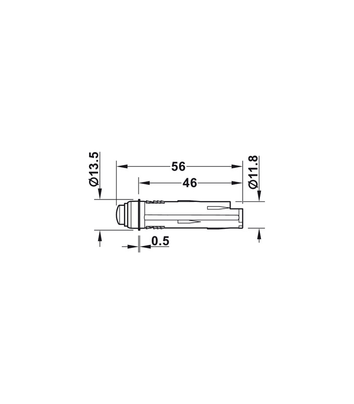 Czujnik ruchu,Häfele Loox, podczerwień, modułowy, na łączniki zatrzaskowe, automatyczne włączanie i wyłączanie