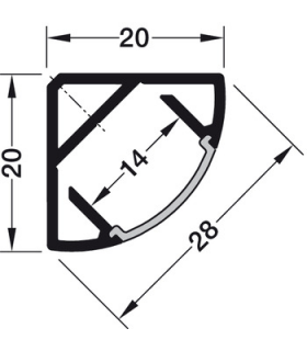 profil-narozny-hafele-loox-aluminium-20-mm-x-20-mm
