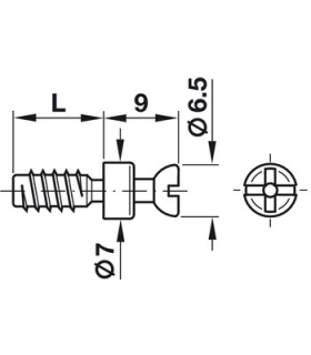 trzpien-laczacy-hafele-rafix-s20-do-otworu-5-mm-surowy-dlugosc-gwintu-l-11-mm