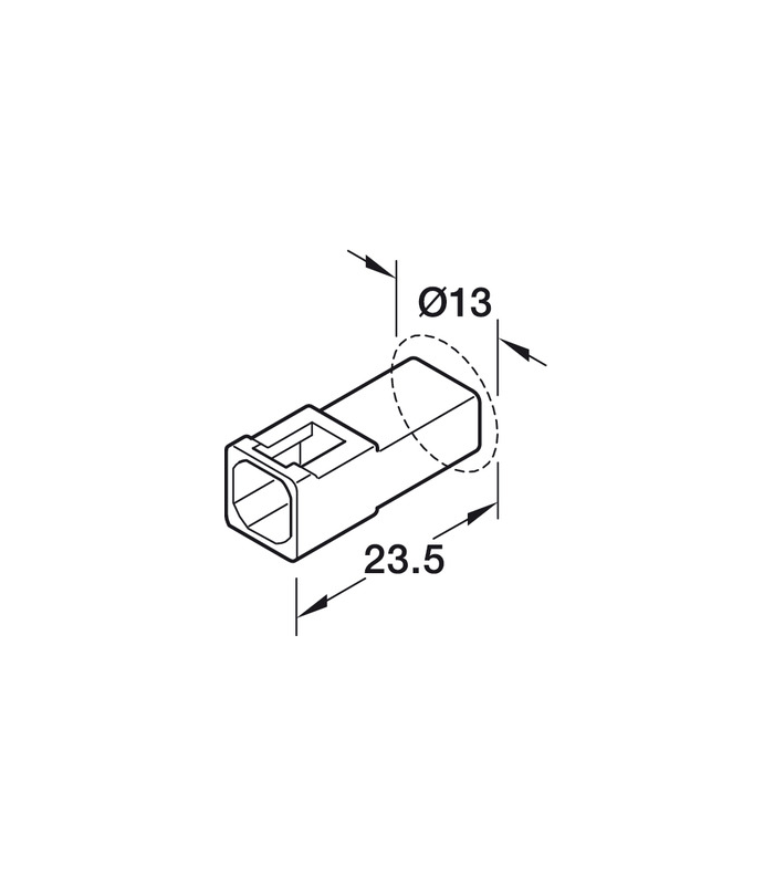 Przewód przedłużający,Häfele Loox5 Multi White, 24 V, AWG 20